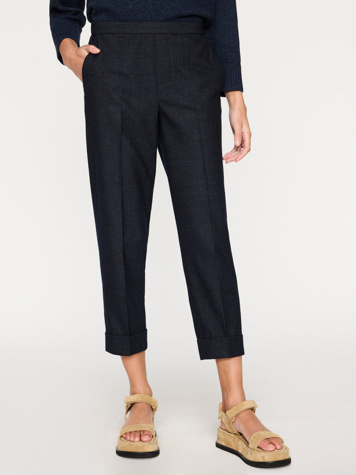 The Westport Brushed Pant in Navy