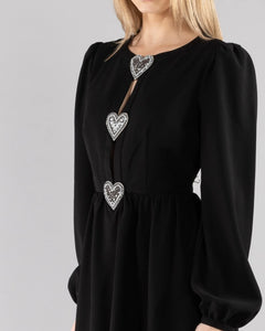 Camille Dress With Hearts