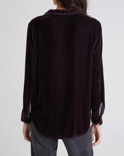 Load image into Gallery viewer, Long Sleeve Velvet Shirt
