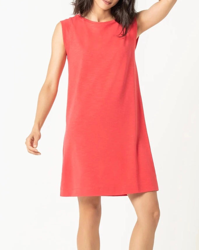 Ribbed Cap Sleeve Dress