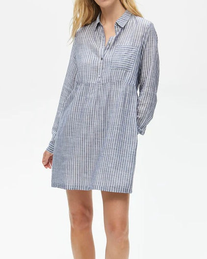 Striped Shirt Dress