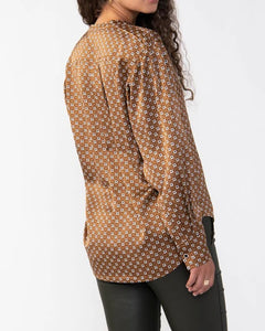 Geo Print Blouse
