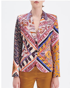 Printed Blazer