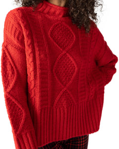 Warm Up Cable Sweater