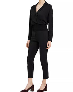 Collared Silk Top