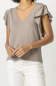 Flutter Sleeve V Nk