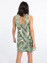Load image into Gallery viewer, Open Back Palm Print Dress
