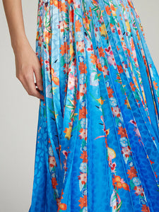 Fleur S/l Pleated Dress