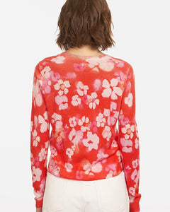 Floral Print Crew