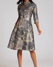 Load image into Gallery viewer, Metallic Jacquard Dress
