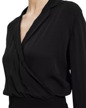 Load image into Gallery viewer, Collared Silk Top
