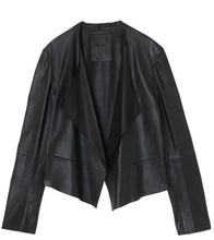 Load image into Gallery viewer, Square Hem Leather Jacket
